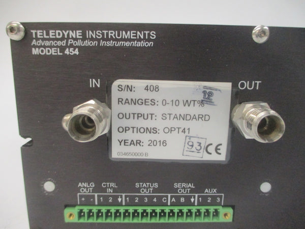 TELEDYNE INSTRUMENTS 454H 90-265VAC (NO TERMINAL) NSNP