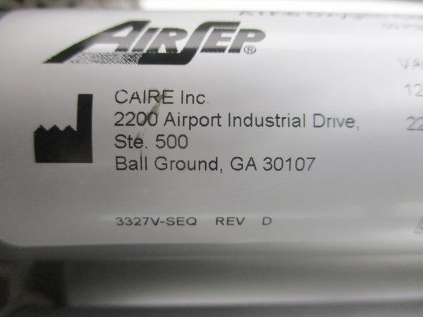 AIRSEP 3328V 3327V-SEQ 120/220VAC 50PSI REV. D NSNP
