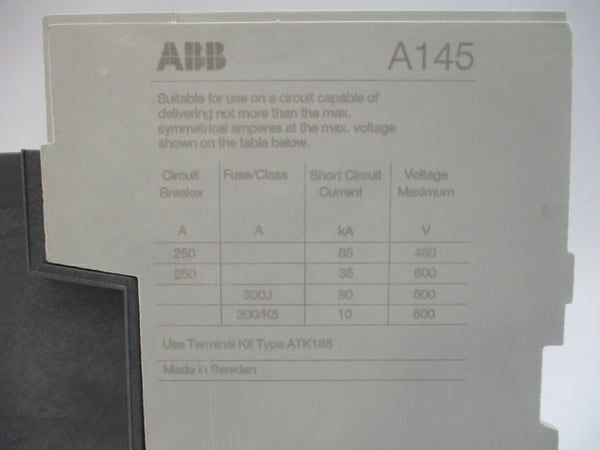 ABB A145-30-11 1SFL471001R8411 110-120V 250A NSMP