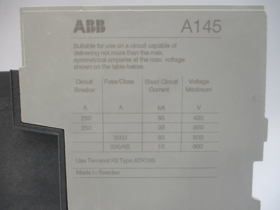 ABB A145-30-11 1SFL471001R8411 110-120V 250A NSMP