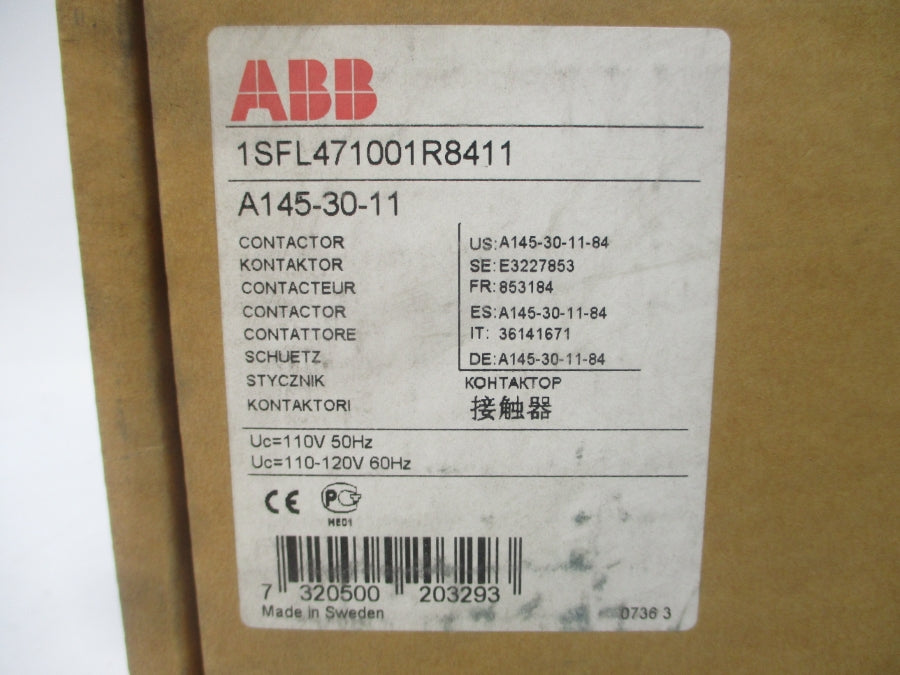 ABB A145-30-11 1SFL471001R8411 110-120V 250A NSMP