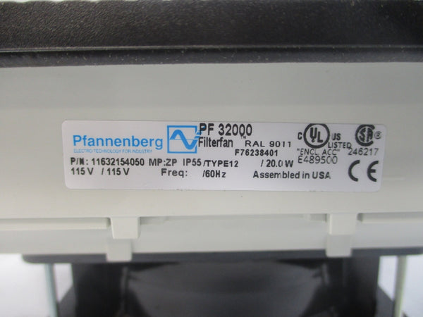 PFANNENBERG PF32000 11632154050 115V (BLACK) NSMP