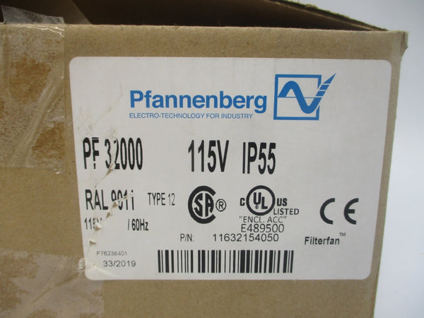 PFANNENBERG PF32000 11632154050 115V (BLACK) NSMP