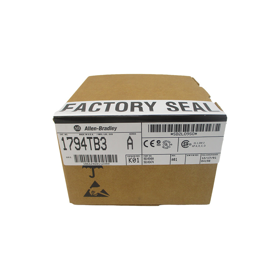 INDUSTRIAL SPARE PART 1794-TB3 SER. A REV. A01 DATE: 2001 NSFS