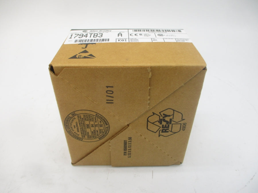 INDUSTRIAL SPARE PART 1794-TB3 SER. A REV. A01 DATE: 2001 NSFS