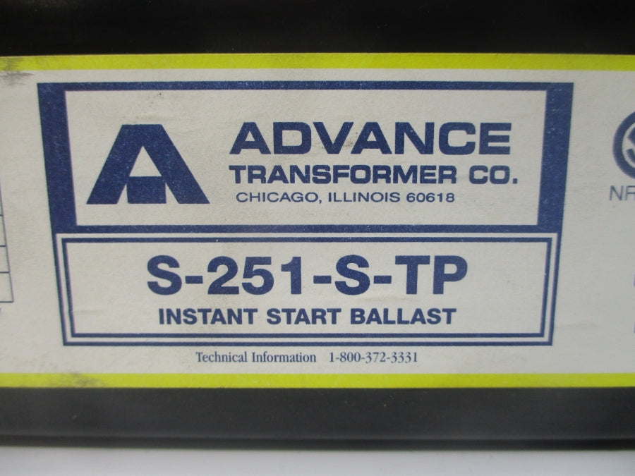 ADVANCE S-251-S-TP 120V 1.30A NSNP