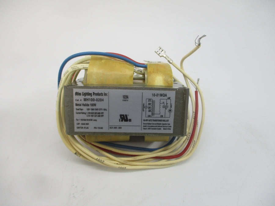 ATLAS MH100-0204-KT 277V 3.10A NSMP