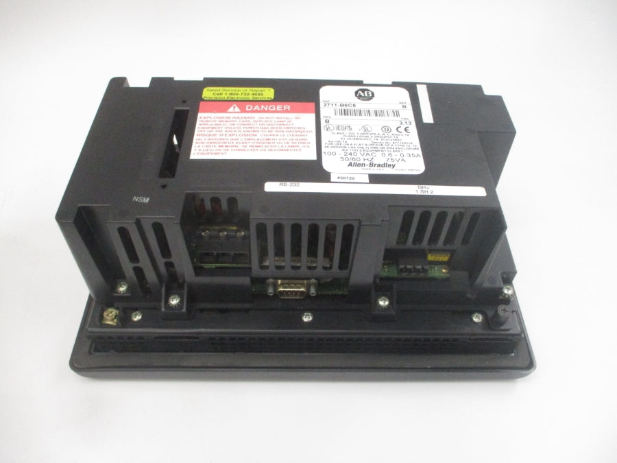 INDUSTRIAL SPARE PART 2711-B6C8 SER. B F/W 3.13 100-240VAC 0.6-0.35A REV. B NSMP