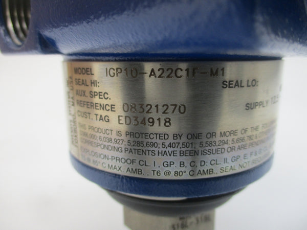 FOXBORO IGP10-A22C1F-M1 12.5-42VDC 30PSI NSMP