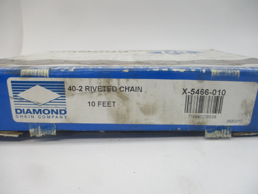 DIAMOND CHAIN 40-2 X-5466-010 10' NSMP