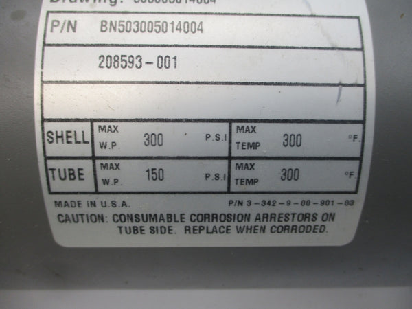 BELL & GOSSETT BN503005014004 CHX 150/300PSI 300'F NSNP