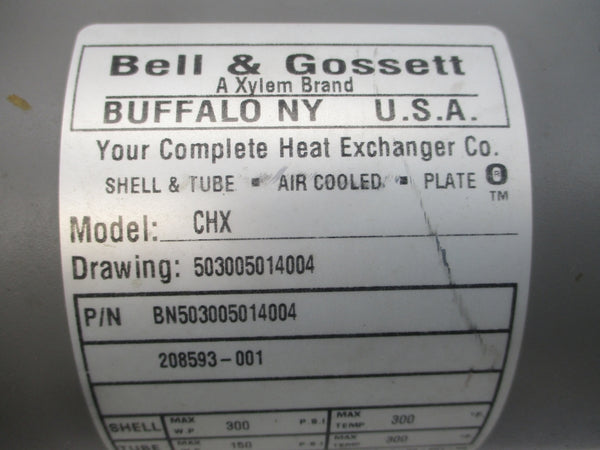 BELL & GOSSETT BN503005014004 CHX 150/300PSI 300'F NSNP
