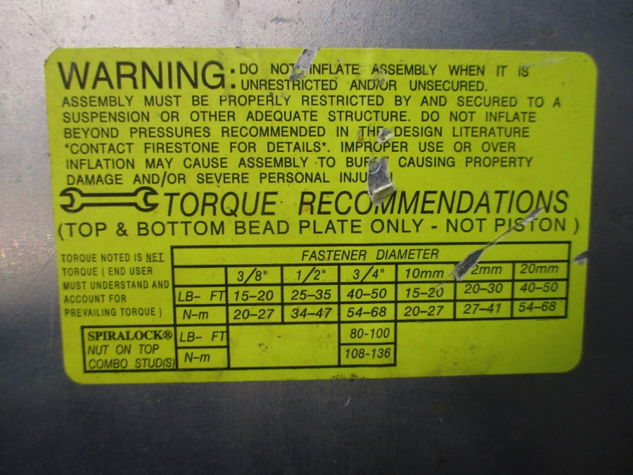 FIRESTONE INDUSTRIAL PRODUCTS W01-358-9535 NSNP
