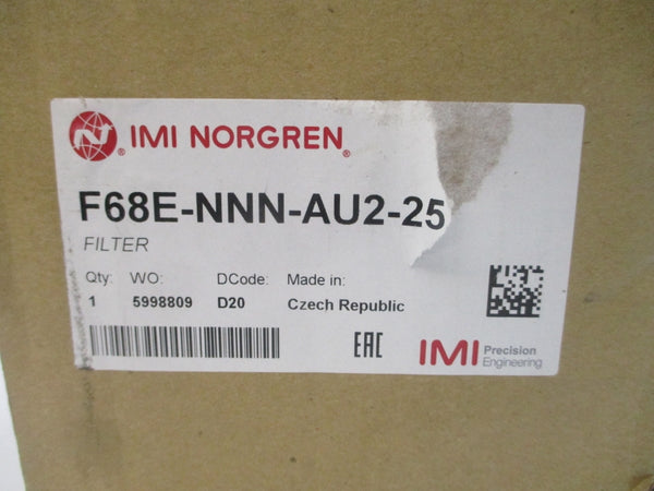IMI NORGREN F68E-NNN-AU2-25 250PSI NSMP