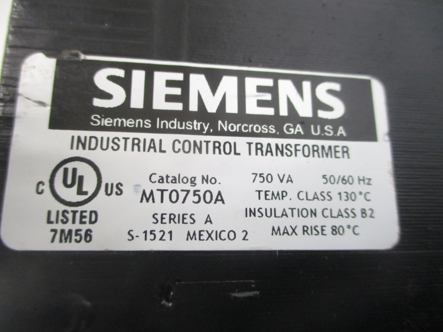 SIEMENS MT0750A SER. A 240/480V (AS PICTURED) UNMP