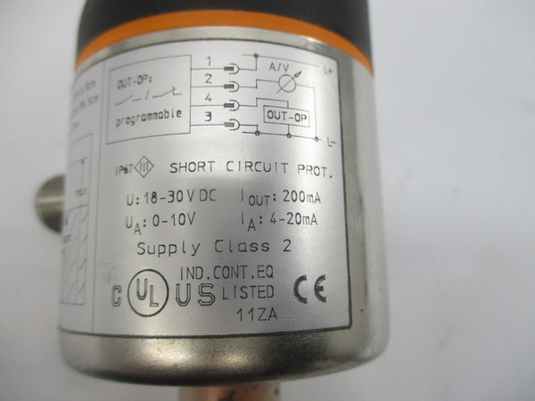 IFM EFECTOR LK3123 18-30VDC 18-1/2" NSNP
