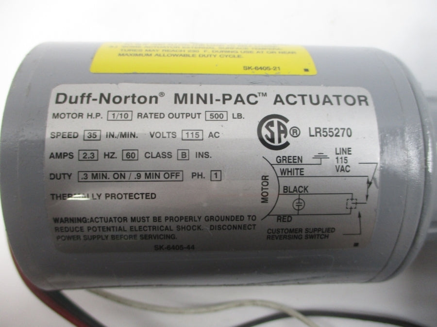 DUFF NORTON SPB6405-12 115VAC 1.8A NSNP