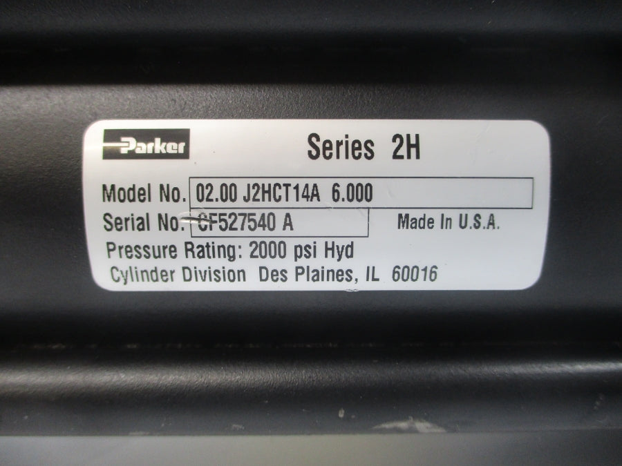 PARKER 02.00J2HCT14A6.000 SER. 2H 2000PSI NSNP