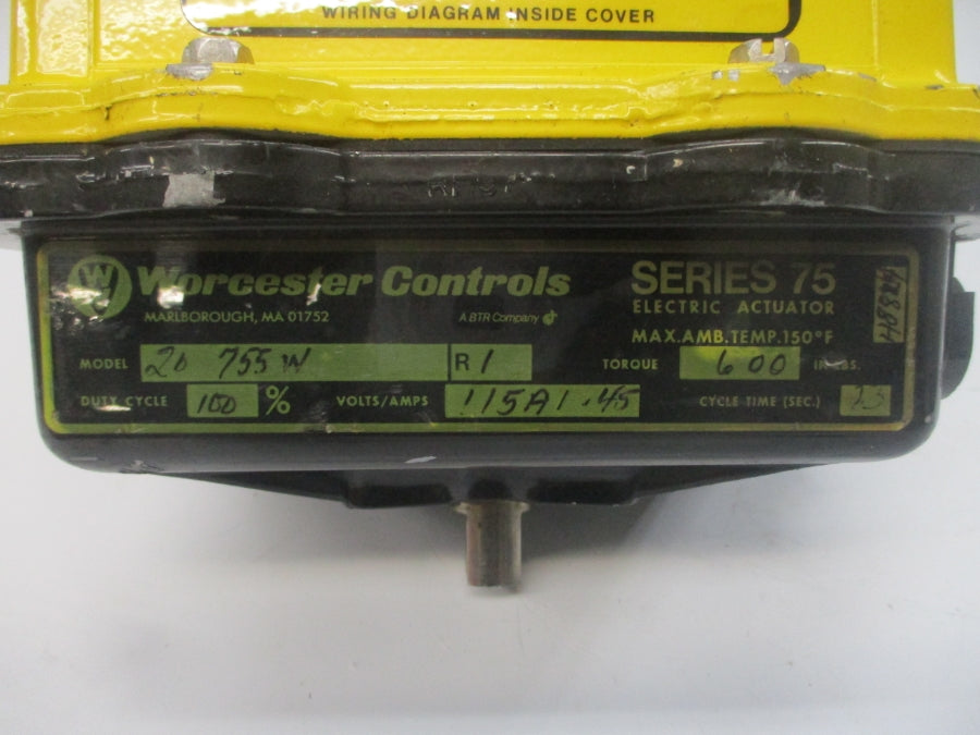 WORCESTER CONTROLS 20755W SER. 75 115V 1.45A REV. 10 NSNP