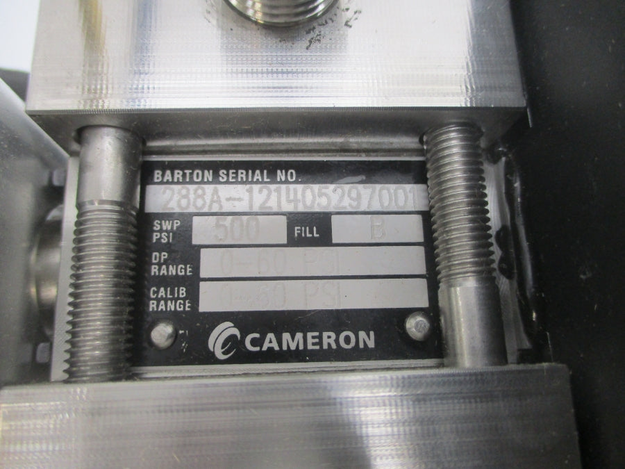 BARTON 288A-121405297001 0-60PSI NSNP