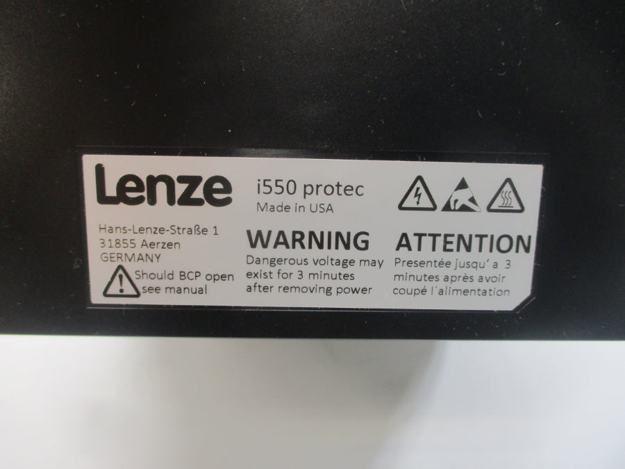 LENZE I55AP275F0A71100MS 400/480VAC 20/16.6A NSMP