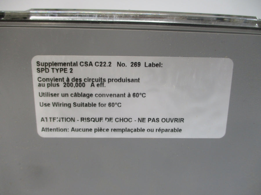 SQUARE D SSP02XDSE10A SER. 000 120V REV. 00 NSMP