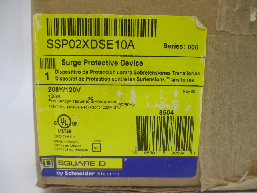 SQUARE D SSP02XDSE10A SER. 000 120V REV. 00 NSMP