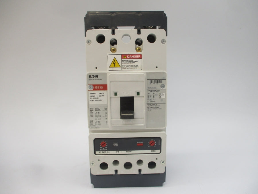EATON KDB2400 6642C76G51 SER. C 600VAC 400A NSMP