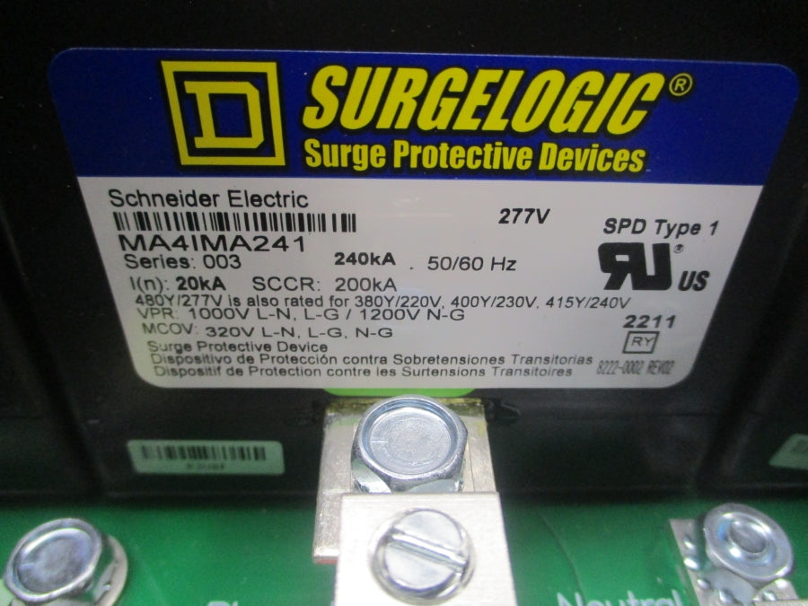 SQUARE D SSP04EMA24 SER. 002 277V REV. 02 NSNP