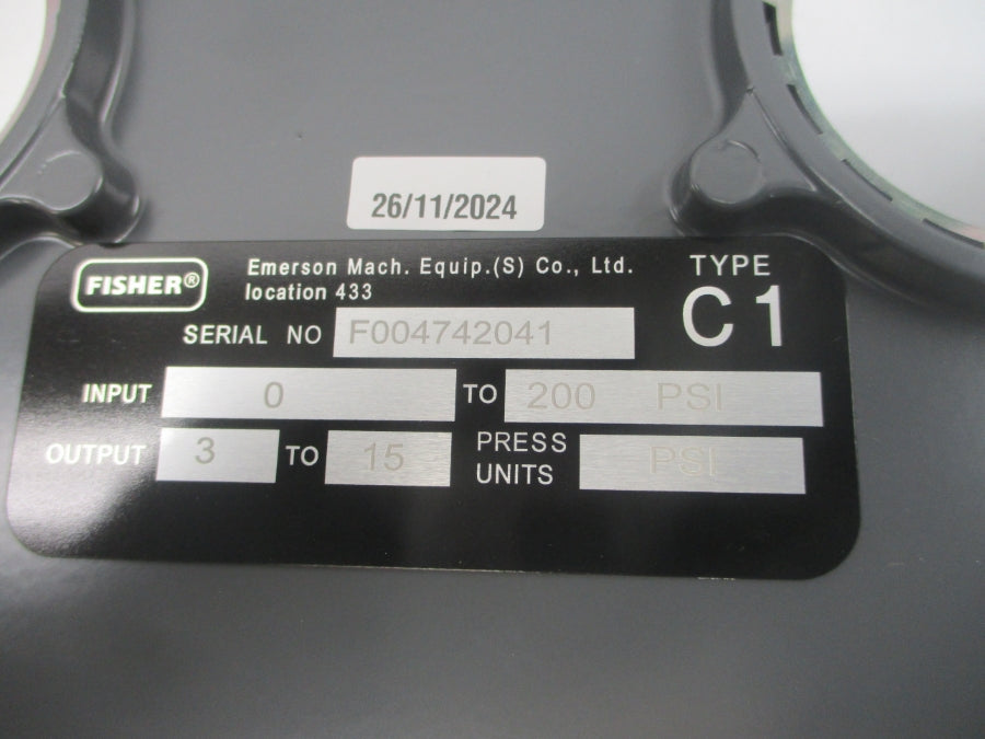 FISHER C1 3-15PSI NSNP