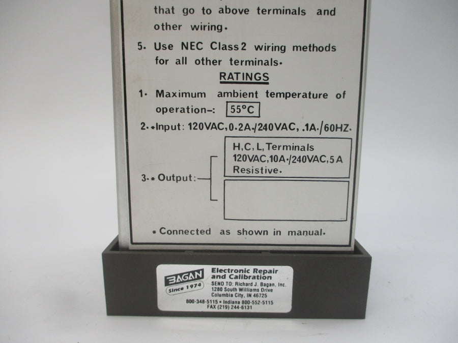 WEST 1412-0-1008 120/240VAC 0.2/.1A 0-600'F NSNP