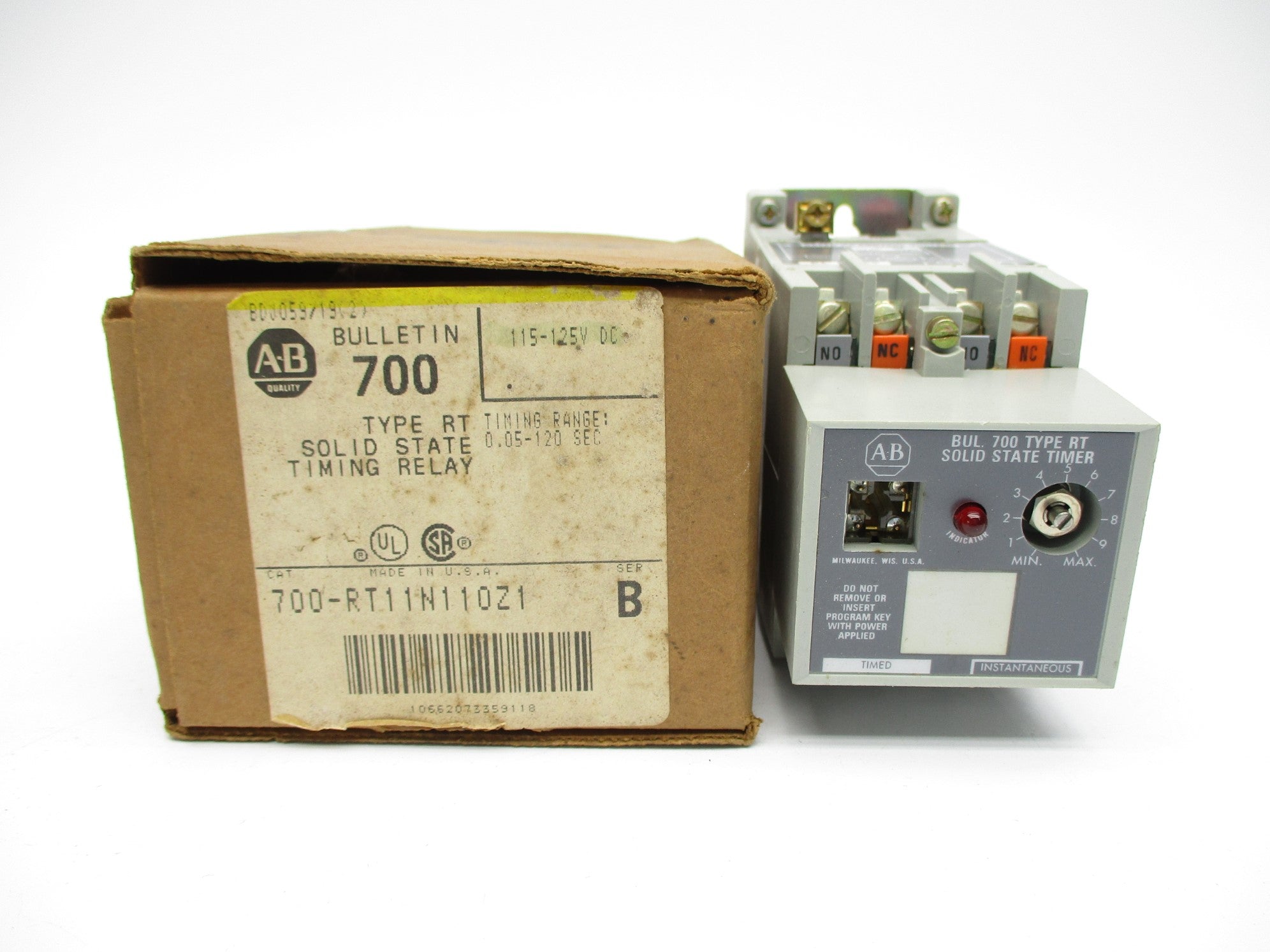 INDUSTRIAL SPARE PART 700-RT11N110Z1 SER. B 115/125VDC (BR/YL) NSMP