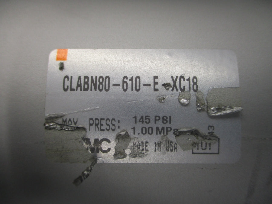 SMC CLABN80-610-E-XC18 145PSI NSNP