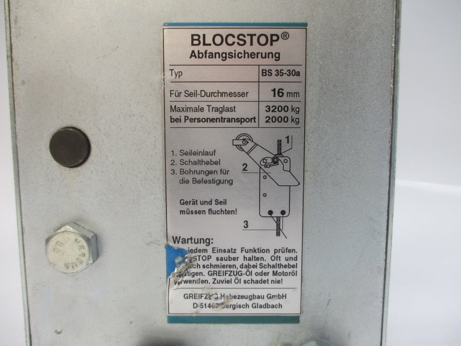 BLOCSTOP BS35-30A NSNP