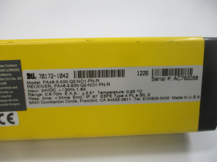 STI 70172-1042 PA46-3-500-Q2-NO1-PN-R 24VDC 1.6A (AS PICTURED) NSNP