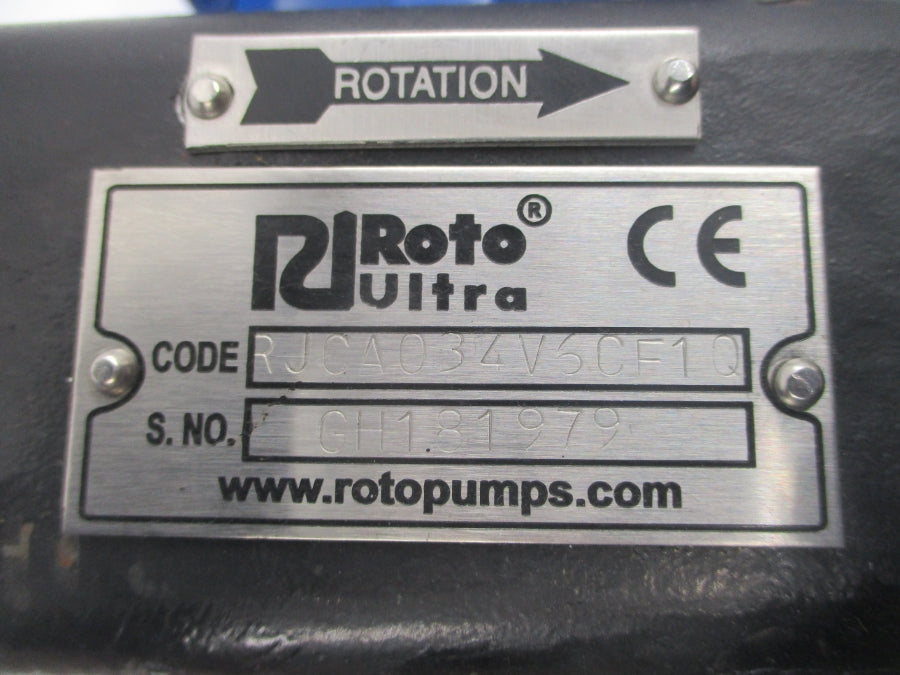 ROTO ULTRA RJCA034V6CF1Q 230/400-265/460V 1.58/0.91-1.40/0.81A NSNP