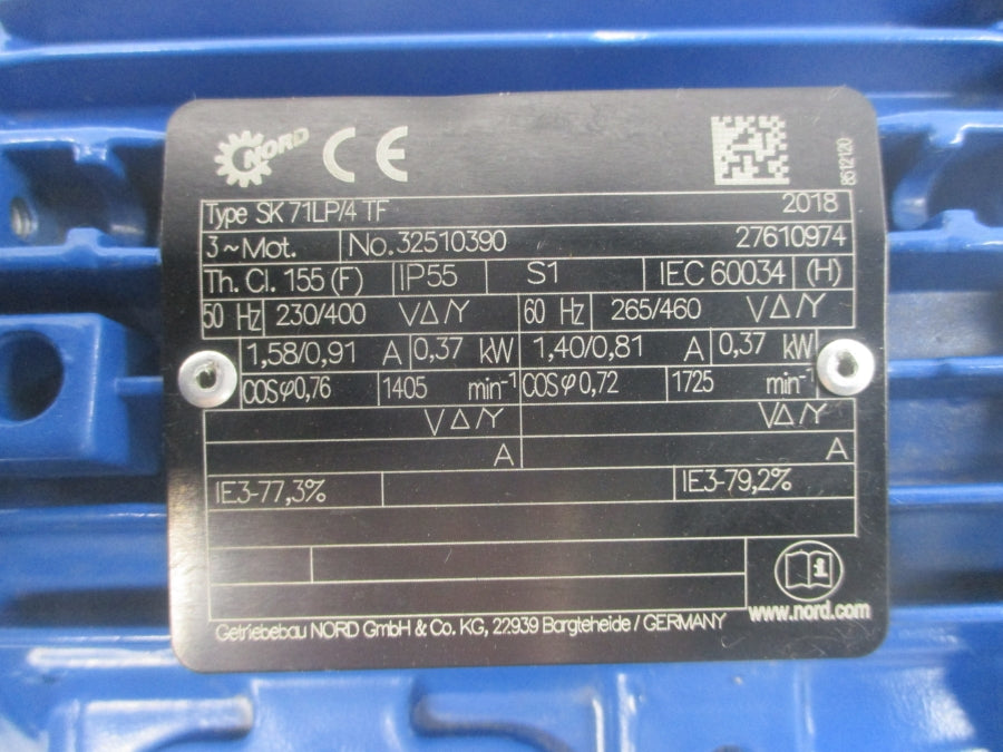 ROTO ULTRA RJCA034V6CF1Q 230/400-265/460V 1.58/0.91-1.40/0.81A NSNP