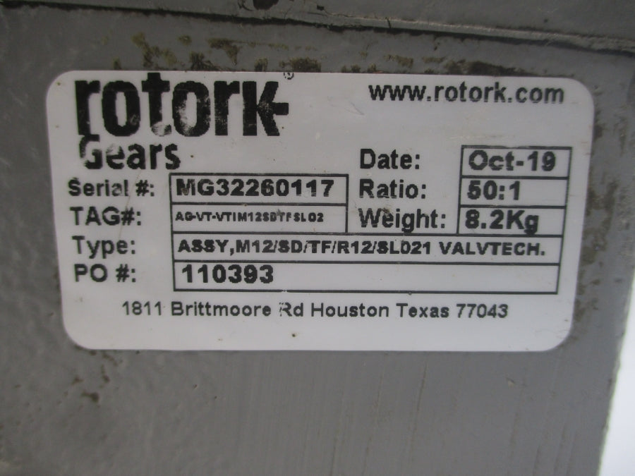 ROTORK AG-VT-VTIM12SDTFSL02 M12/SD/TF/R12/SL021 UNMP