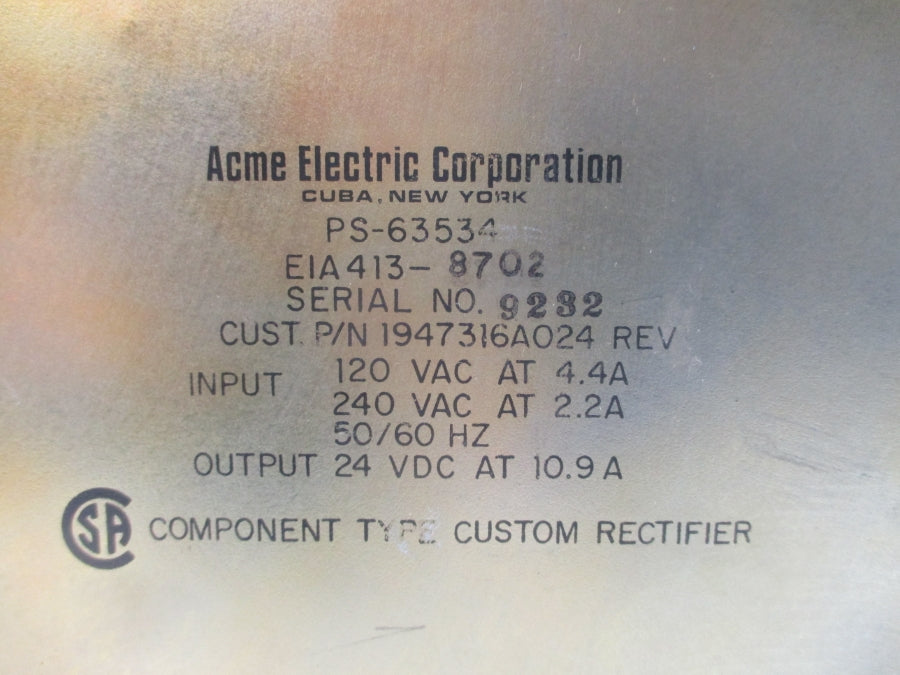 BAILEY NPSI03 120/240VAC UNMP