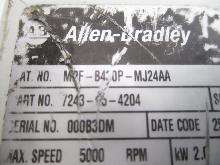 INDUSTRIAL SPARE PART MPF-B430P-MJ24AA SER. A 460VAC 2.4A UNMP