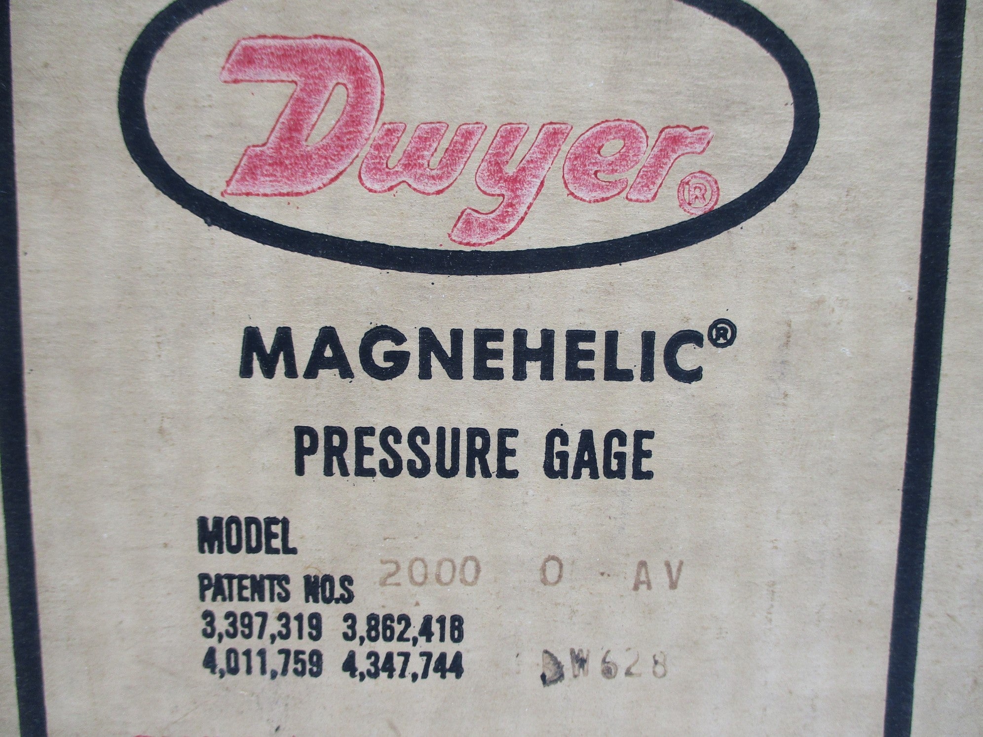 DWYER 2000-0AV 15PSIG NSMP