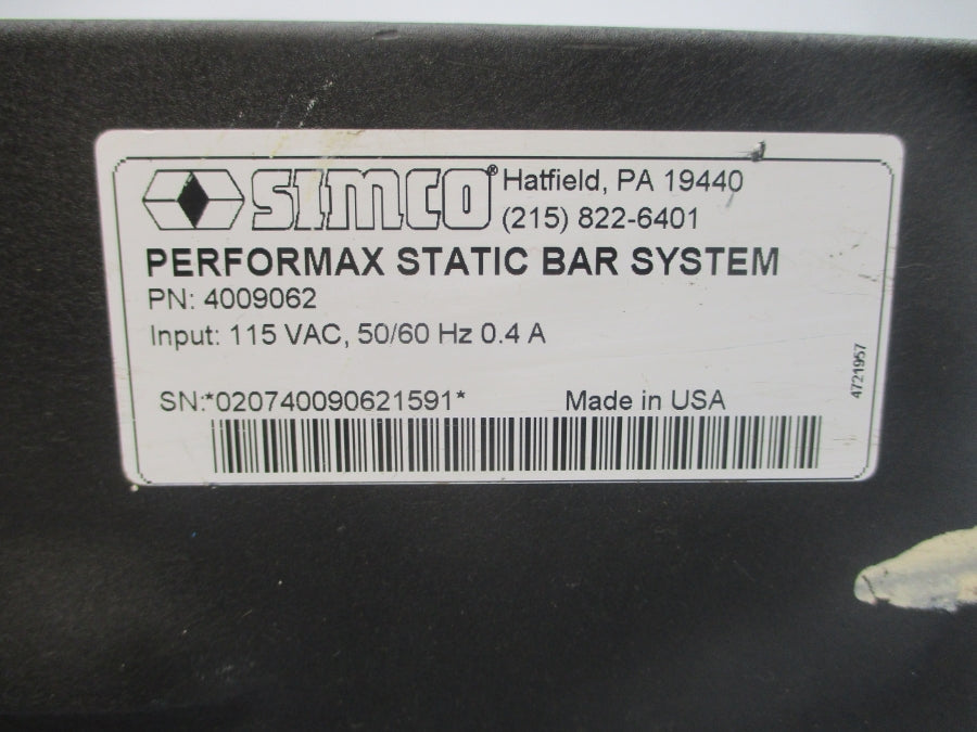 SIMCO 4009062 115VAC 0.4A UNMP