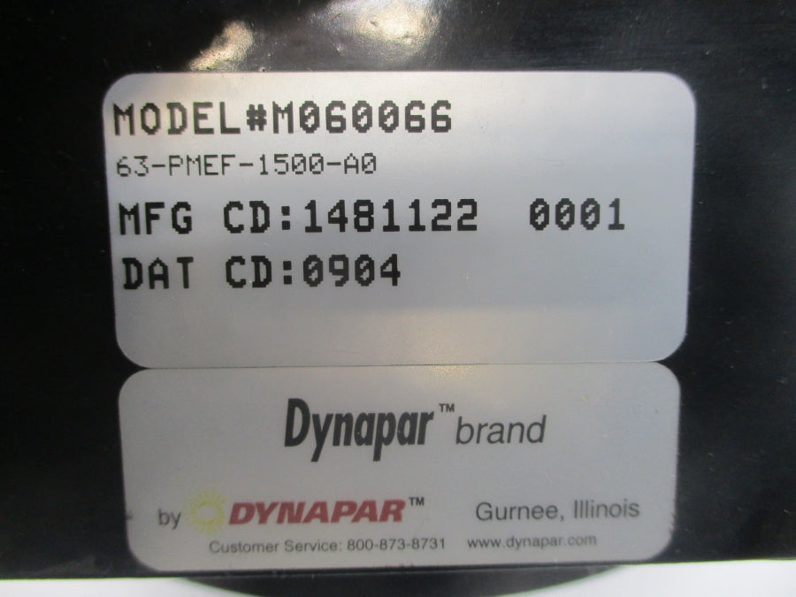DYNAPAR M060066 63-PMEF-1500-A0 NSNP