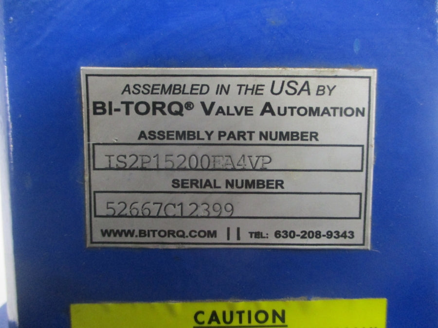 BI-TORQ IS2P15200EA4VP BI-200-A-4-VP 115VAC .75A NSNP