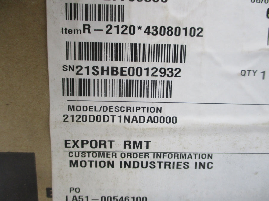 ROSEMOUNT 2120D0DT1NADA0000 20-264VAC NSMP