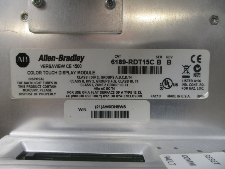 INDUSTRIAL SPARE PART 6182H-15TEH4D SER. A 24VDC REV. F NSMP