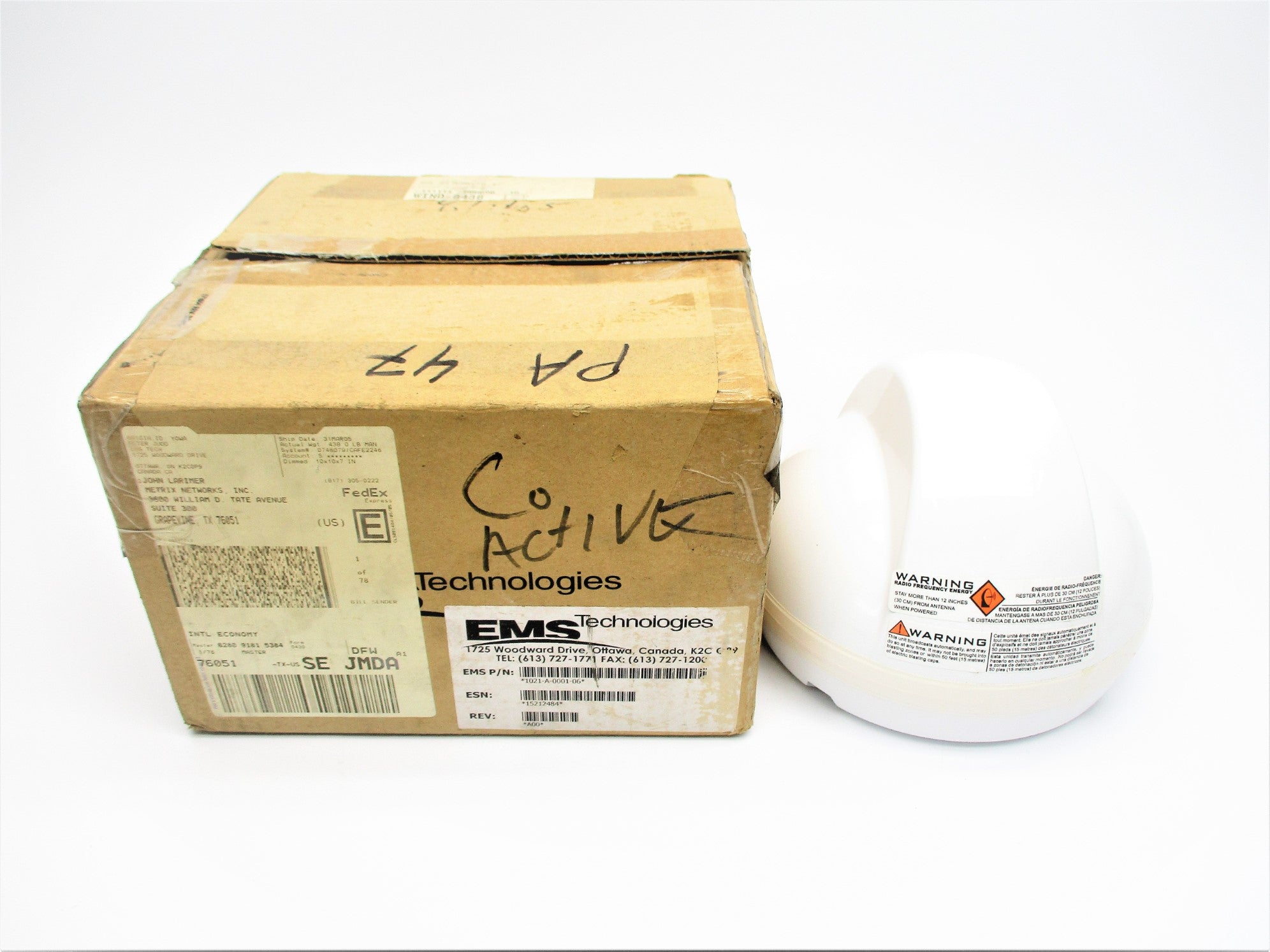 EMS TECHNOLOGIES 1021-A-0001-06 NSMP