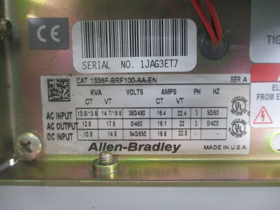 INDUSTRIAL SPARE PART 1336F-BRF100-AA-EN SER. A (AS PICTURED) UNMP