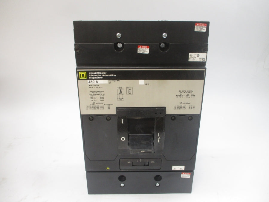 SQUARE D MHL36450 SER. 2 600V 450A NSMP