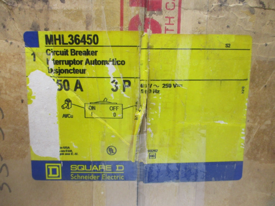 SQUARE D MHL36450 SER. 2 600V 450A NSMP